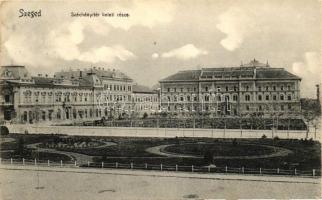 Szeged, Széchenyi tér keleti része, kiadja Bartos Lipót