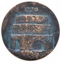 Varga Miklós (1928-) 1982. "Lenin Kohászati Művek Diósgyőr 1978-82 / 1770" Br plakett (97m...