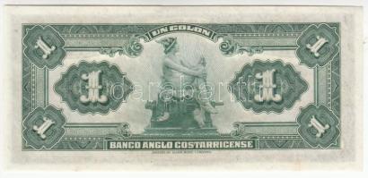 Costa Rica 1917. 1C nyomdai papírránccal T:I- hajtatlan
Costa Rica 1917. 1 Colón with crease C:AU un...