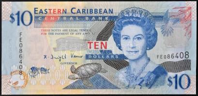 Kelet-Karibi Államok 2003. 10$ T:I- hajtatlan Eastern Caribbean States 2003. 10 Dollars C:AU unfolded