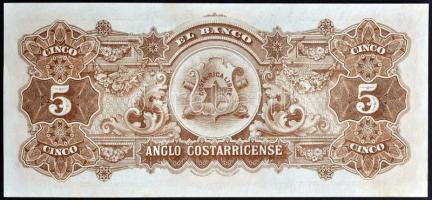 Costa Rica 1919. 5C nyomdai papírránccal T:I-
Costa Rica 1919. 5 Colones with creases C:AU