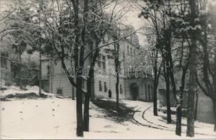 1955 Dubicsány, kastély télen photo (EK)