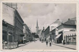 Dés, Fő út, üzletek / main street, shops (b)