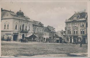 Kézdivásárhely, Targu Secuiesc; Central szálloda, tér / hotel, square