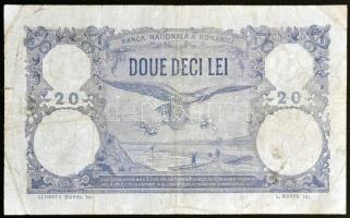 Románia 1923. 20L T:III,III- kis ragasztás
Romania 1923. 20 Lei C:F,VG small sticking