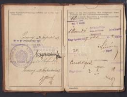 1904 Komárom, K. und K. Sappeur-Batallion No. 5. Ersatzkader(Utánpótlás csapat) személyre szóló kato...