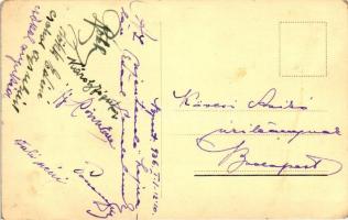 Rökk Marika, hátoldalon Ifj. Rökk Ede és Rökk Edéné aláírása / signatures on the back side