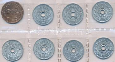 1933. 2f Br + 1950-1957. 2f Al (7xklf) T:2,2-