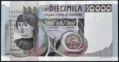 Olaszország 1982. 10.000L T:III ragasztás Italy 1982. 10.000 Lire C:F sticked