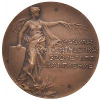 1930. &quot;Magyar Athletikai Szövetség Emlékérme&quot; Br emlékérem &quot;Finnország-Magyarország 1930. VII. 5-6.&quot; gravírozással. Szign.: Huguenin (50mm) T:2