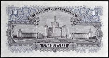Románia 1952. 100L T:III
Romania 1952. 100 Lei C:F