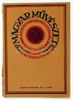 1926 Magyar Művészet, Szinyei Merse Pál Társaság megbízásából kiadja az Athenaeum Rt. Második évfolyam. 1926. 6. szám. Sok fotóval illusztrált kiadvány.