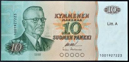 Finnország 1980. 10M T:III szép papír Finland 1980. 10 Markkaa C:F nice paper