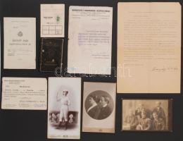 cca 1917-1947 Ujj Kálmánné Dinnyéssy Juliska (1892?-?), a többek között Kecskeméten (1909-1910), Sza...