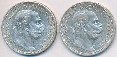 1915KB 1K Ag &quot;Ferenc József&quot; (2x) T:2,2-