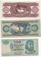 20db-os vegyes magyar forint bankjegy tétel T:vegyes