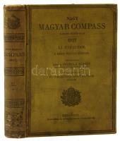 Della Vedella Mihály (szerk.):Nagy Magyar Compass (azelőtt Mihók -féle) II. évfolyam. I.rész: Pénzintézetek. Budapest, 1927, Kiadótulajdonosok: dr. Galánthai Nagy Sándor örökösei. Kiadói egészvászon kötésben.