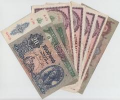 30db-os vegyes magyar pengő bankjegy tétel T:vegyes
