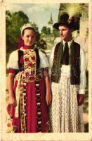 Kalotaszegi mátkapár / couple from Kalotaszeg, folklore (fa)