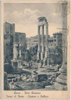 Rome, Roma; Foro Romano, Tempi di Vesta - Castore e Polluce / square, temple (EK)