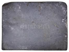 1910. "Hont Vármegyei Közgazdasági Kiállítás - Ipolyság" ólom emlékérem (56x75mm) T:2- haj...