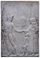 Berán Lajos (1882-1943) 1914-1915. "Gróf Tisza István / Maros Vásárhely 1914-1915" hadifém...