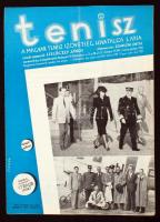 1943 Bp., A Tenisz, a Magyar Tenisz Szövetség Hivatalos Lapja VIII. évfolyamának 10. száma, a címlapon Horthy Miklósról és Horthy Istvánné Edelsheim Gyulai Ilonáról készült fotóval és Asbóth József teniszezőről szóló cikkel, 10p