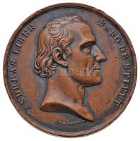 Ausztria 1834. "Andreas Liber báró orvostudományban elért sikereinek 50. évfordulójára" Br emlékérem. "ANDREAS LIBER BARO DE STIFFT - I. D. BOEHM. F. / LAVREAM SEMISECVLAREM CELEBRAT ORDO MEDICORVM VINDOBONENSIVM MDCCCXXXIV - NAT. 29 NOV. 1760 FROM 21 AVG. 1784" Szign.: Josef Daniel Boehm (72.8g/51.5mm) T:2-,3 ph. Austria 1834. "50th Anniversary of Andreas Liber Baro de Stifft" Br commemorative medallion. Sign.: Josef Daniel Boehm (72.8g/51.5mm) C:aVF edge error