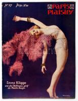 1925 Paris Plaisirs, francia erotikus képes újság, gazdag illusztrációval, fotókkal, grafikákkal / 1925 Paris Plaisirs, French erotic magazine