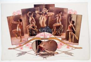 1925 Paris Plaisirs, francia erotikus képes újság, gazdag illusztrációval, fotókkal, grafikákkal /
1...