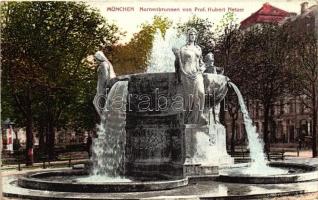 München, Nornenbrunnen von prof. Hubert Netzer / fountain