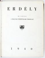 Deér József (szerk.):Erdély. 4db térképmelléklettel. Sok fotóval illusztrált kiadvány. Budapest, 194...