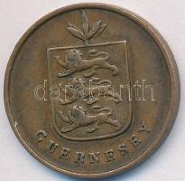 Guernsey 1830. 1D Cu T:2-
Guernsey 1830. 1 Double Cu C:VF