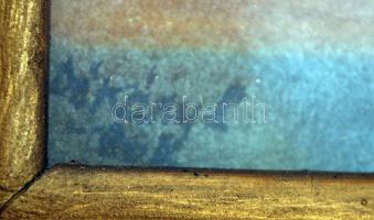 Dékány Lajos: Cigarettás csendélet. Pasztell, papír, jelzett, üvegezett keretben, 18×12 cm