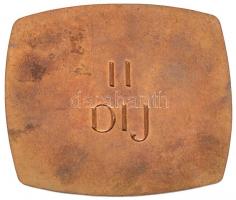 1971. "XIII. Országos Borverseny - Sárospatak / II. díj" Br díjérem (59x70mm) T:2