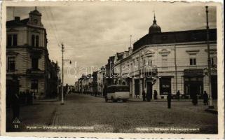 Ruse, Pyce; Strasse Alexandrowska / street, autobus (EK)