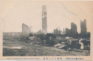 Tokyo, The Great Kanto earthquake; the Department of Home Affairs