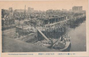 Tokyo, The Great Kanto earthquake; the riverside fish market