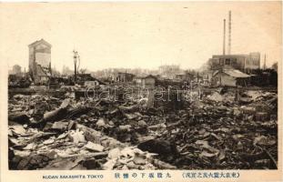 Tokyo, The Great Kanto earthquake; Kudan Sakashita