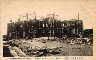 Tokyo, The Great Kanto earthquake; Shinbashi station