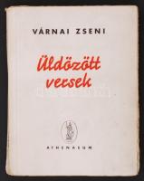 Várnai Zseni: Üldözött versek. Bp., 1945. Athenaeum.