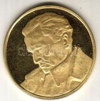 Jugoszlávia 1975. "30 éve szabad Jugoszlávia-Tito" Au 7,92g emlékérem T:2