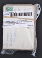 112 db RÉGI magyar városképes lap egy Budapesti Emlék leporelloval / 112 old Hungarian town-view pos...