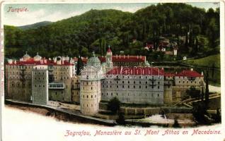 Zografou, Zograf; Monastiére au St. Mont Athos en Macedonie / monastery
