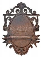 1913. "Sárosd Római Katholikus Ifjúsági Egyesület 1913" zománcozott Br jelvény (50x35mm) T...