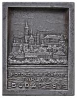 ~1940. Fotószemle Művészi Tárlata Budapest fém plakett, LUDVIG gyártói jelzéssel. Szign.: Vitéz Ferenczy L. (65x51mm) T:2-