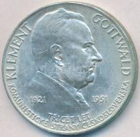 Csehszlovákia 1951. 100K Ag "Klement Gottwald" T:2,2-
Czechoslovakia 1951. 100 Korun Ag &q...