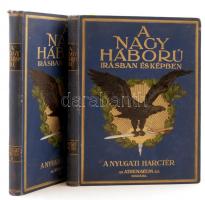 Landor Tivadar (szerk.): A Nagy Háború írásban és képben. Második rész: A nyugati harctér. I-II. kötet. Bp., é. n., Athenaeum. Kissé kopott, aranyozott,gazdagon díszített vászonkötésben, egyébként jó állapotban.