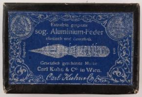 Régi (cca 1900), szép Tustoll készlet, 5db szár köztük több márkás (Faber, Kuhn), és   Aluminium-Fed...