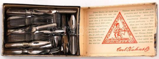 Régi (cca 1900), szép Tustoll készlet, 4db szár köztük több márkás (Hardtmuth,Faber, Feder), és   Ca...